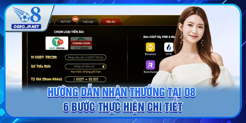 Hướng Dẫn Nhận Thưởng Tại O8 - 6 Bước Thực Hiện Chi Tiết